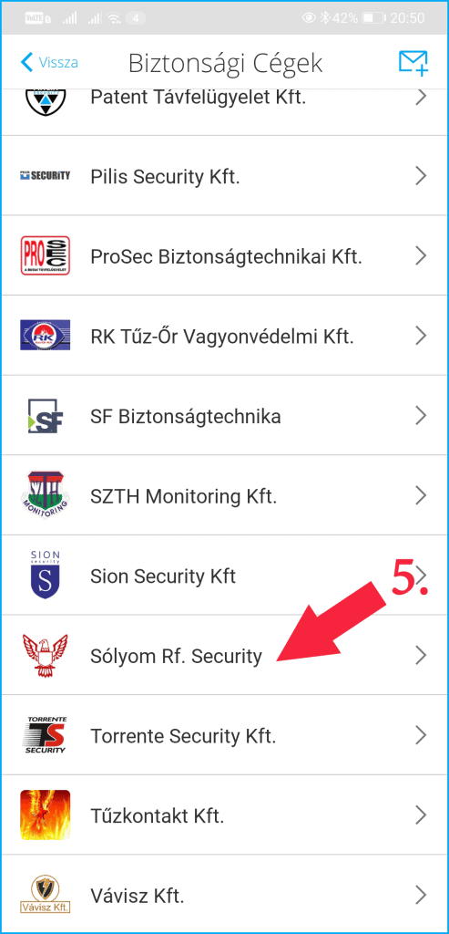 Ajax távfelügyeleti cégek, Sólyom Rf. Security