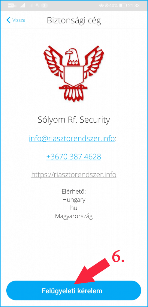 Sólyom Rf. Security